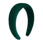 Oh My Hair Diadema Acolchada Negro Relieve