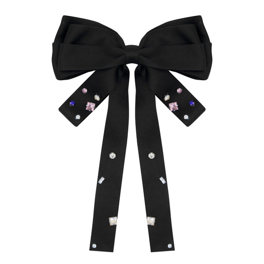 Oh My Hair Pasador Lazo Velvet Negro