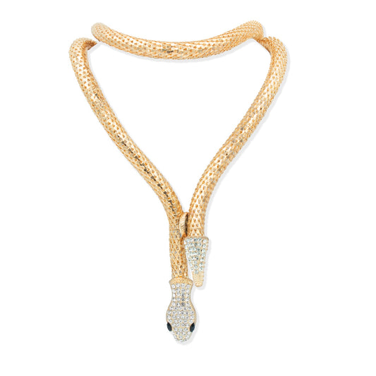 Collar Serpiente Dorado
