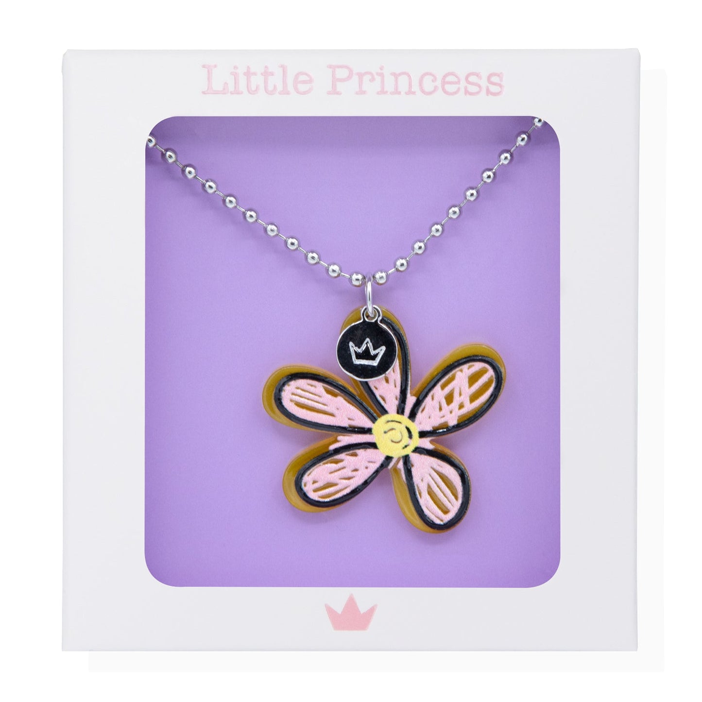 Little Princess Collar Charm Flor