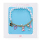 Little Princess Pulsera Mitad Perlas y Charms