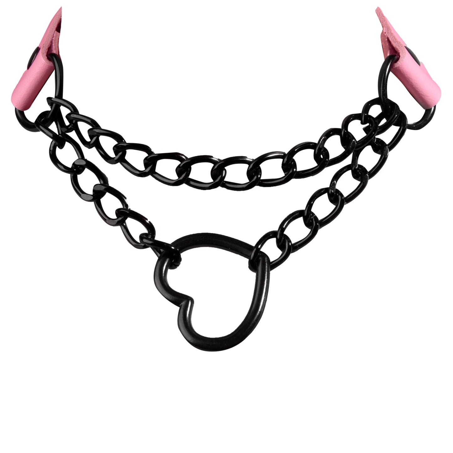 Joys x Oooh! Choker Cadena Corazón Rosa