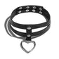 Joys x Oooh! Choker Doble Efecto Cuero Corazón