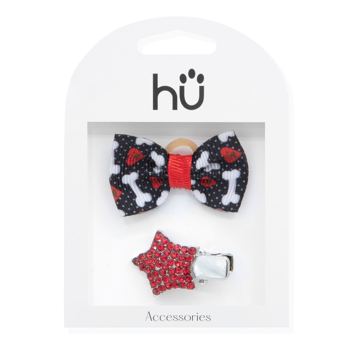 Set Pinza y Goma Huesitos para Mascotas