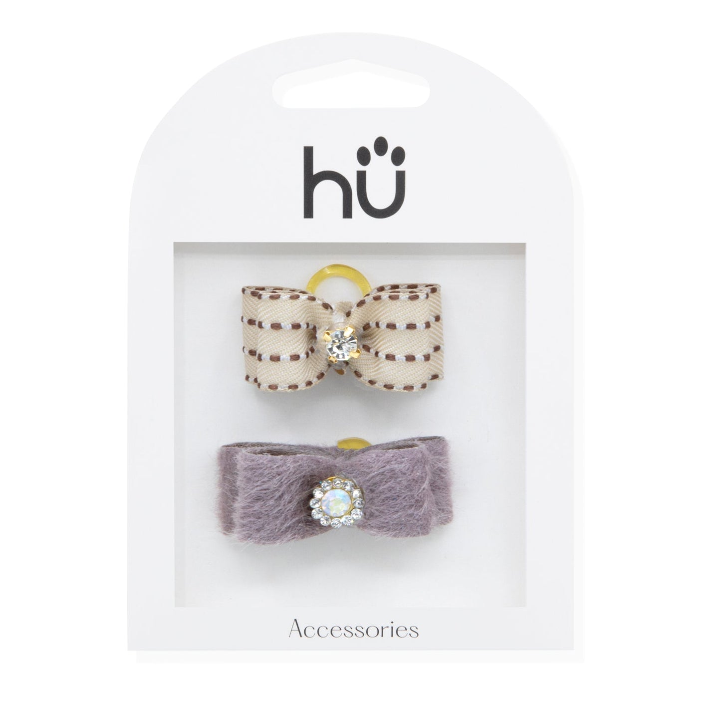 Set 2 Gomas Lacitos y Clip Mascota