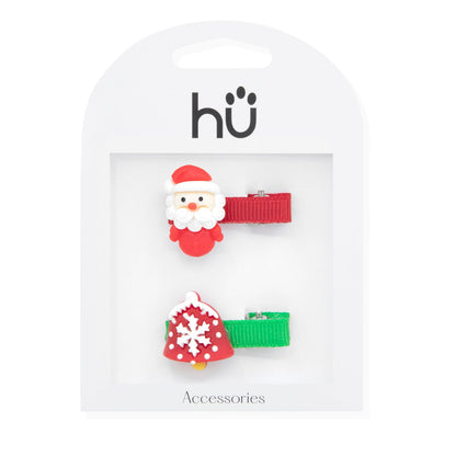 Set 2 Pinzas Para Mascotas De Navidad