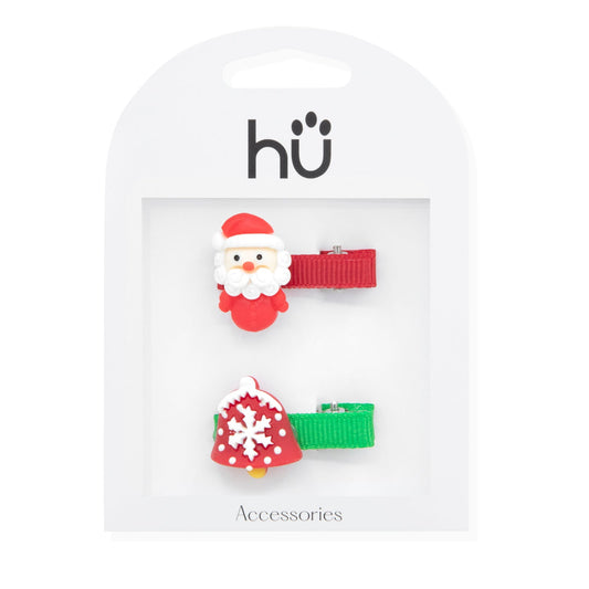Set 2 Pinzas Para Mascotas De Navidad
