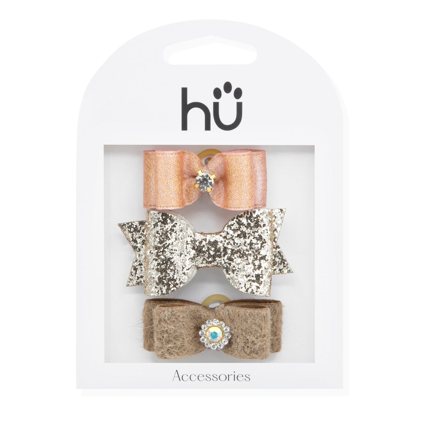 Set 2 Gomas y Pinza Mascotas Gold