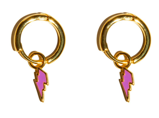 Aros con Rayos Lila