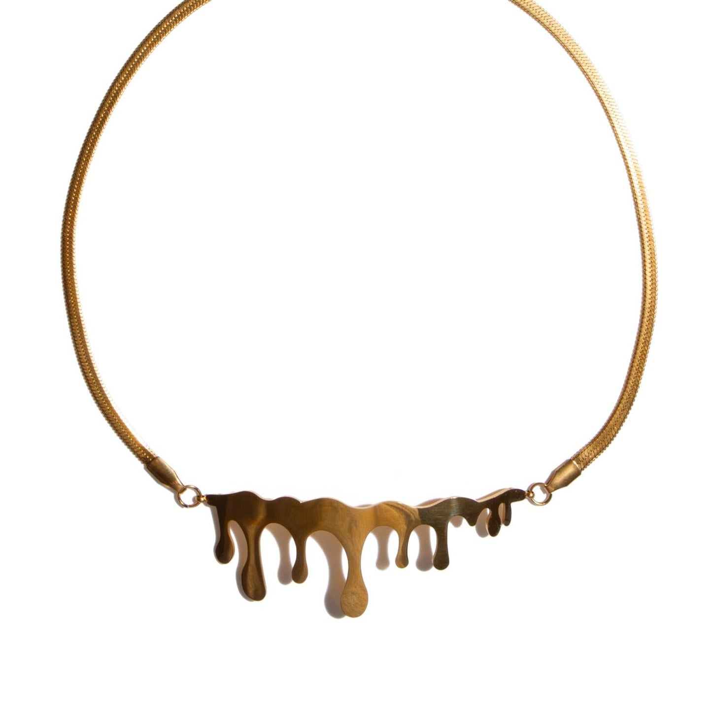 Choker Cadena Plana Liquid