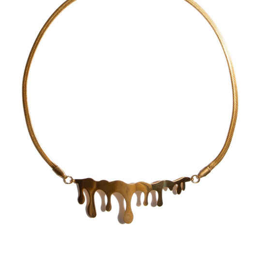 Choker Cadena Plana Liquid