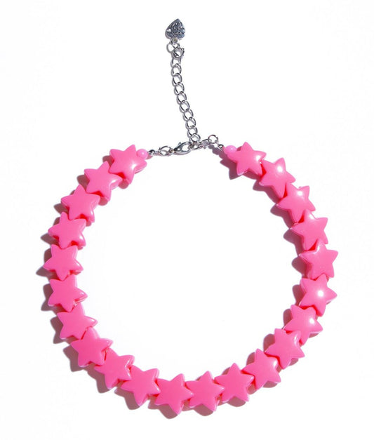 Collar Estrellas Rosa