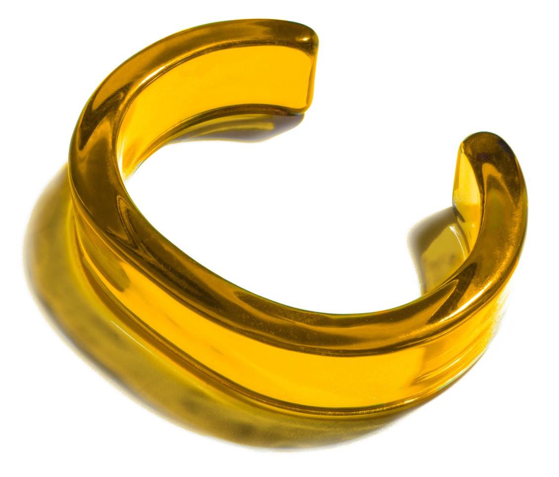 Pulsera Transparente Amarilla