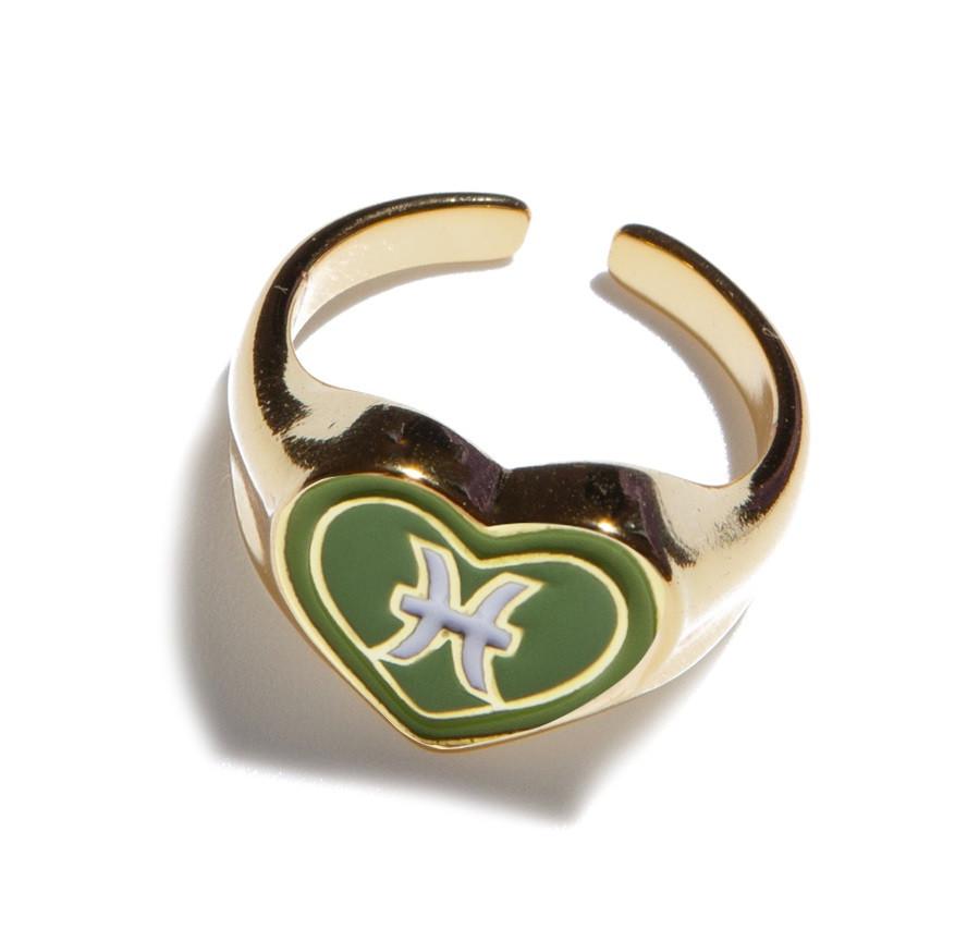 Sello Corazón Piscis