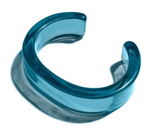 Pulsera Transparente Azul