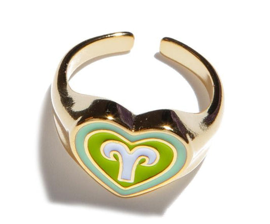 Sello Corazón Aries