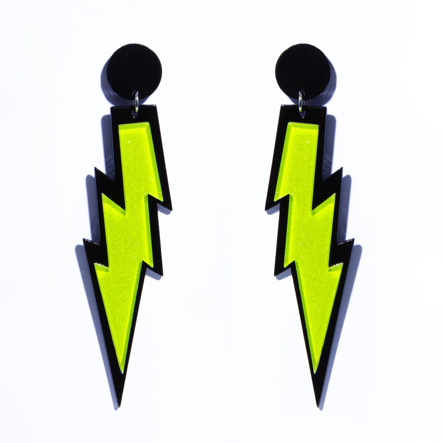 Pendientes Rayo Verdes