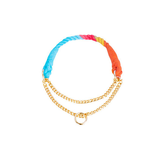 Collar Adiestramiento Rainbow con Cadena