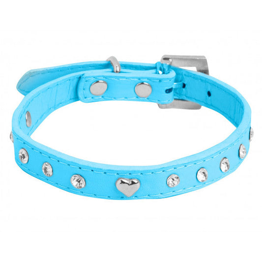 Collar Azul Diamonds y Corazón