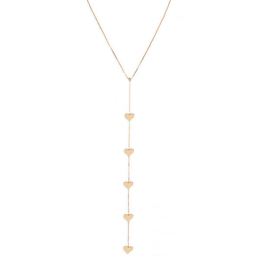 Collar Cadena Corazones