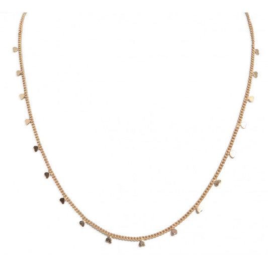 Collar Largo con Corazones
