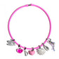 Dominnico Collar Silicona con Charms