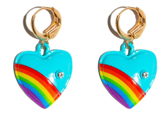 Pendientes Corazones Azules