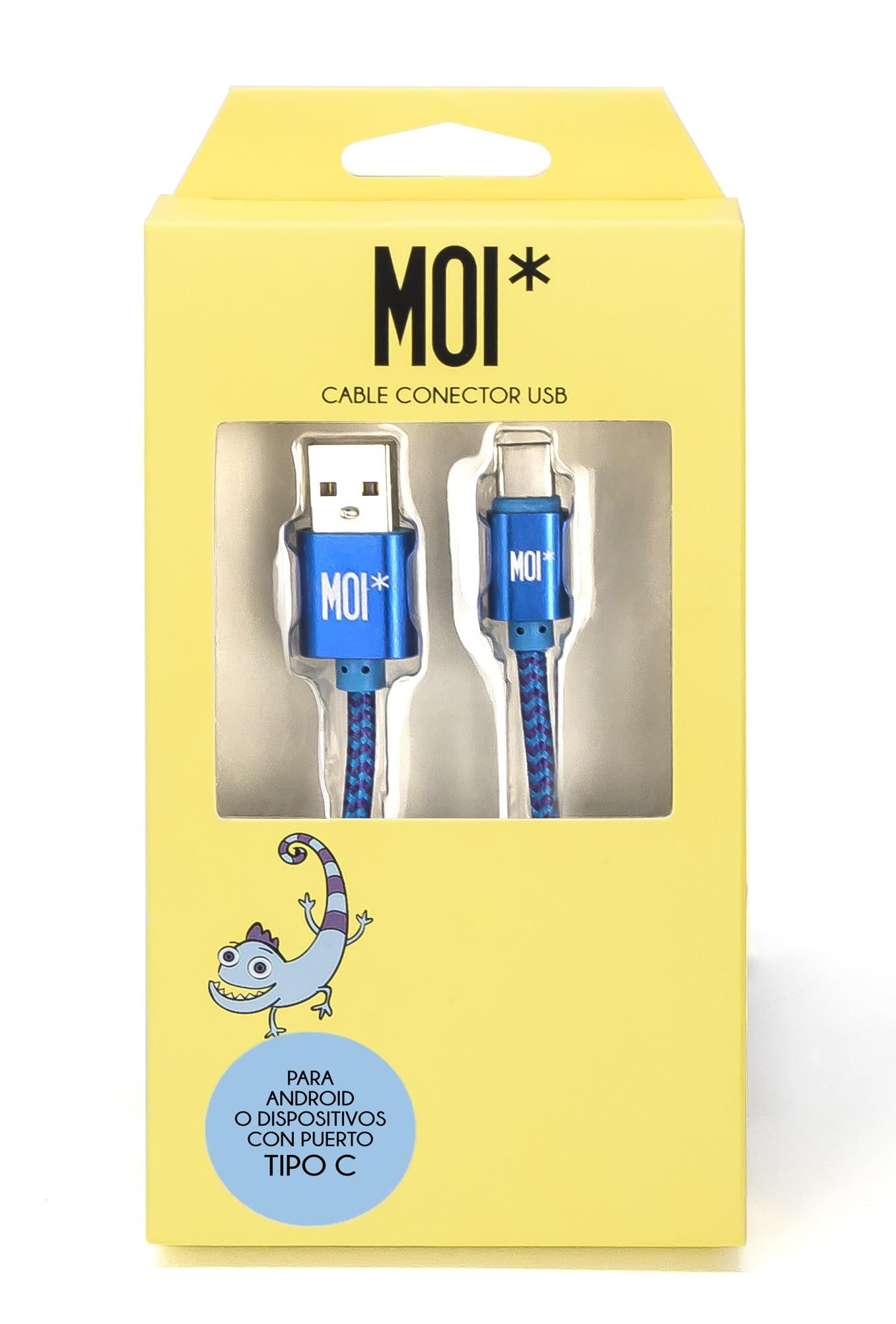 Cable USB con conector tipo C Android