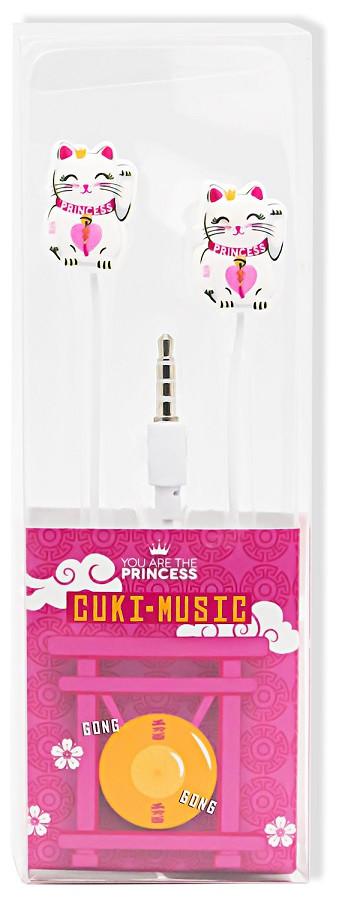 CUKI CAT CUKI MUSIC AURICULARES DE BOTON CON CABLE
