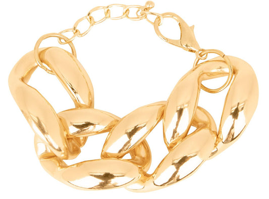 Pulsera Eslabón Sencillo Oro