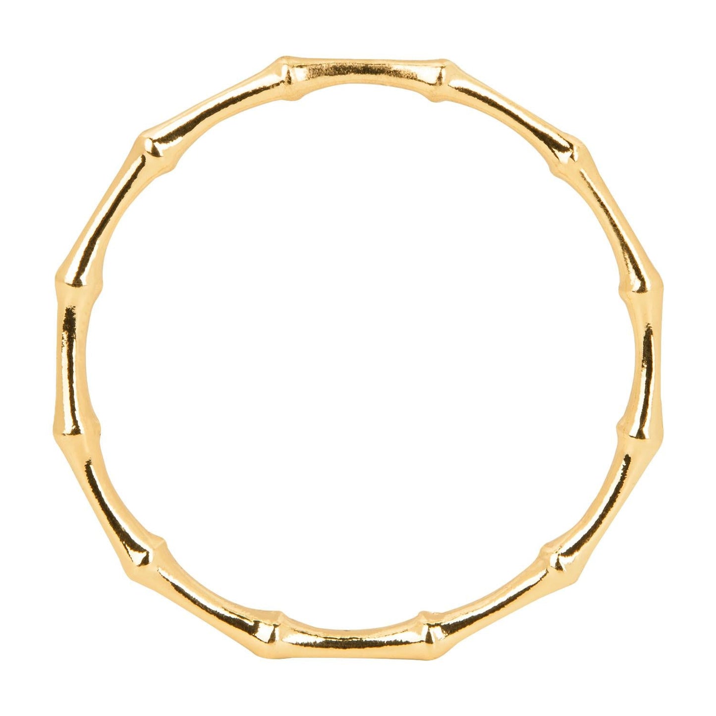 Brazalete con Forma de Bambú Oro