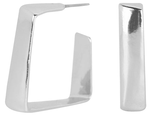 Pendientes Cuadrados Plata