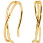 Earcuffs Dorado Cruzado
