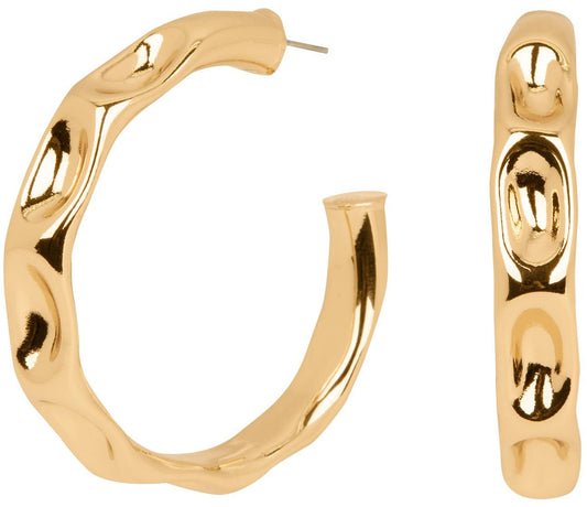 Pendientes Aro Mordido Oro