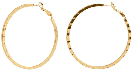 Pendientes Aro Dorados Cubo