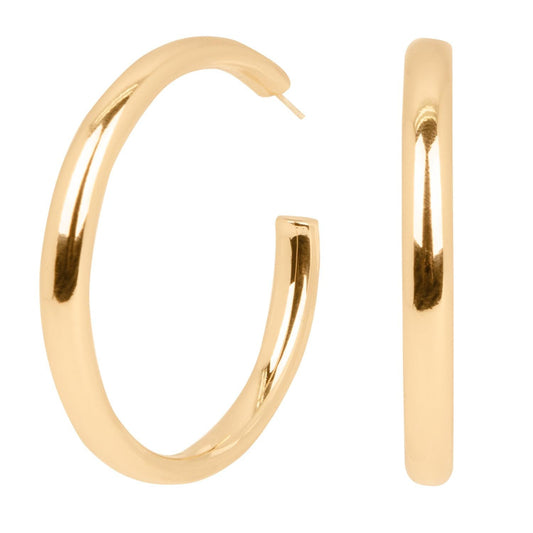 Pendientes Aro Dorado Grueso