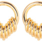 Pendientes Aro Cuerda Oro