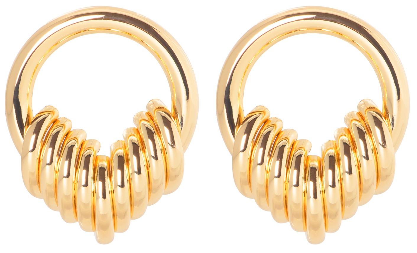 Pendientes Aro Cuerda Oro