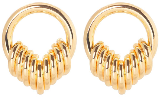 Pendientes Aro Cuerda Oro