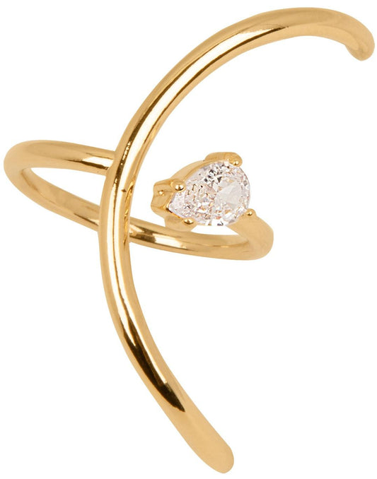 Anillo Dorado Media Luna