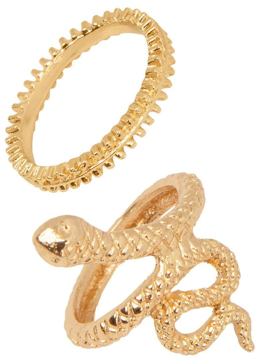 Set 2 Anillos Serpiente