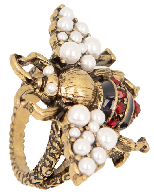 Anillo Abeja Perlada