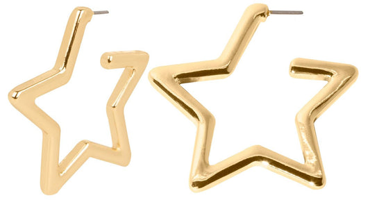 Pendientes Estrella Oro