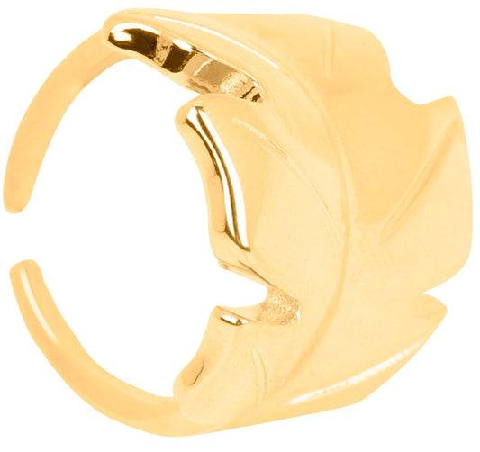 Anillo Dorado Hoja