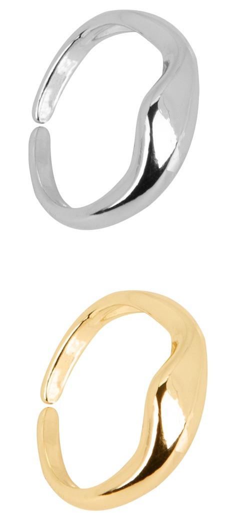 Set 2 Anillos Serpiente Oro y Plata