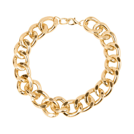 Collar Eslabones Gruesos Dorado