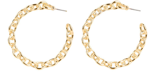 Pendientes Aros Eslabones