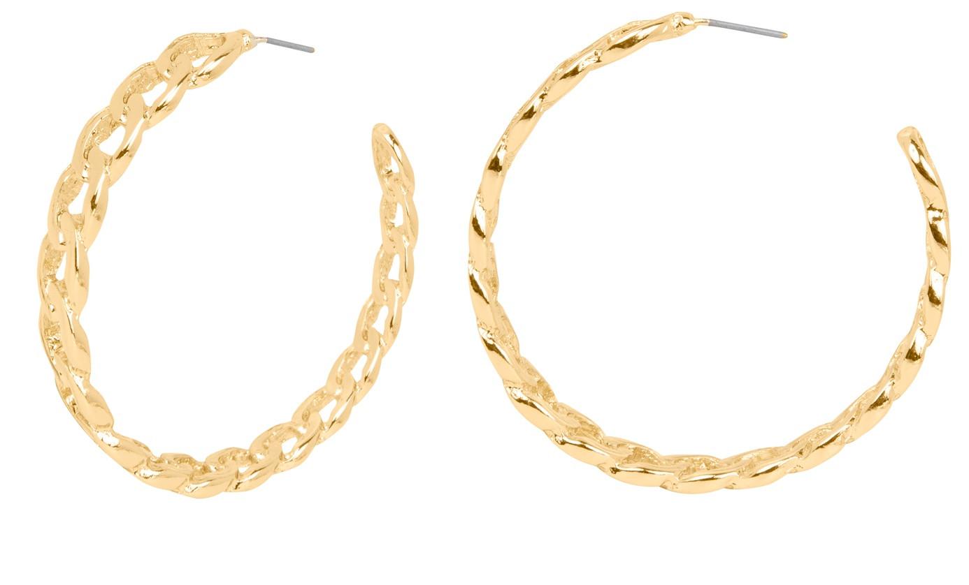 Pendientes Aro Cadena