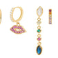 Set de Pendientes Variados Colores