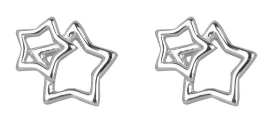 Pendientes Doble Estrella